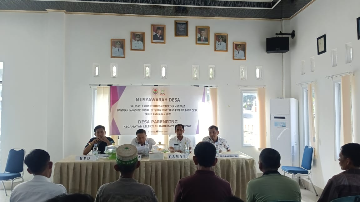 MUSYAWARAH DESA VALIDASI CALON KPM BLT DAN PENETAPAN KPM BLT DD TA 2026